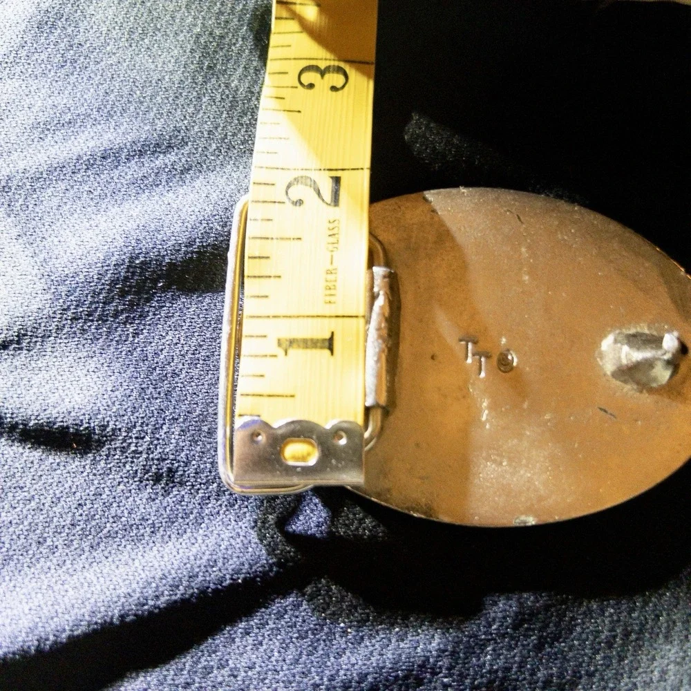 Vintage Buick Transmission Belt‎ Buckle Turquoise Chips Cars Mechanic Western